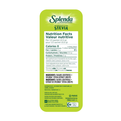 SPLENDA Stevia No Calorie Sweetener, Sugar Substitute Packets, 400 Count (Pack of 1) 🍁 All In One Marketplace Canada