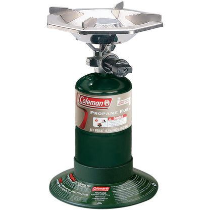 Coleman Bottletop Propane Camping Stove, Portable 1-Burner Adjustable Stove with Wind Baffles, Pressure Regulator, and 10,000 BTUs of Power; Ideal for Camping, Hiking, Backpacking, & More 🍁 All In One Marketplace Canada