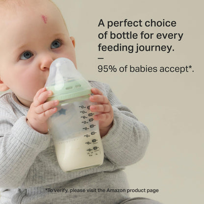 Tommee Tippee Natural Start Glass Baby Bottles, 0m+, 9oz/260ml 🍁 All In One Marketplace Canada