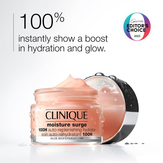 Clinique Moisture Surge 100H Auto-Replenishing Hydrator Oil Free Face Moisturizer With Hyaluronic Acid For All Skin Types | Hydrating + Moisturizing, 75ml 🍁 All In One Marketplace Canada