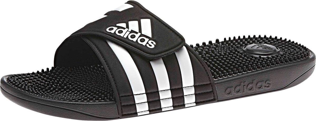 adidas Unisex-Adult Adissage, Black/White/Black, 8 🍁 All In One Marketplace Canada