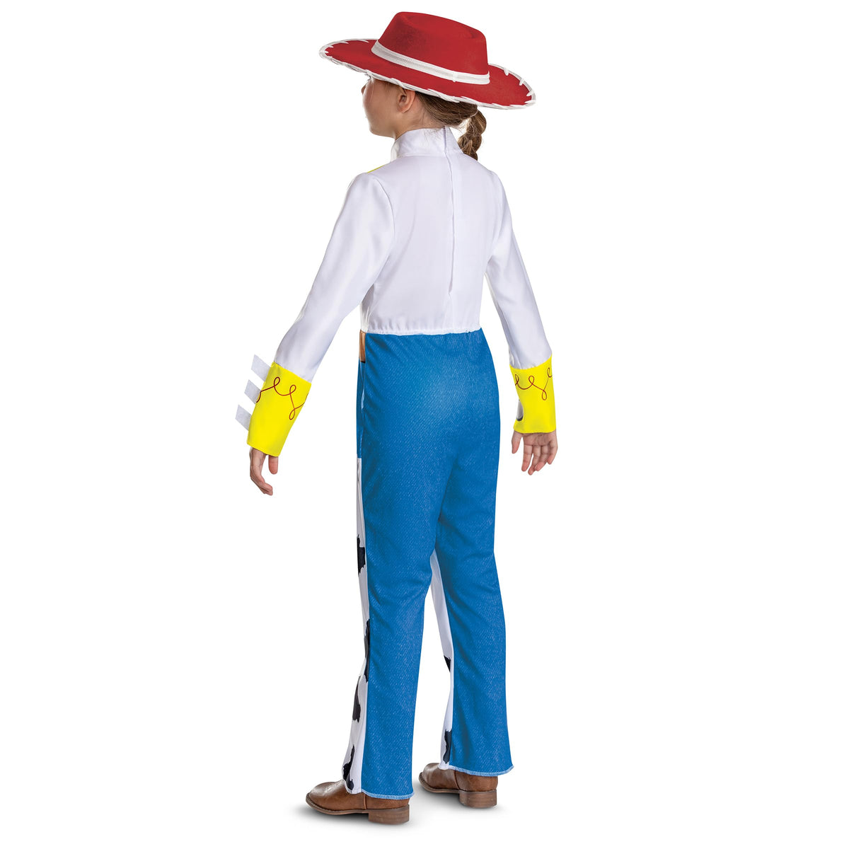 Disney Toy Story Sheriff Jessie Costume for Kids, Official Toy Story 5 Halloween Dress Up Outfit, Size (3T-4T)