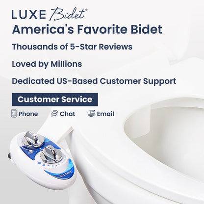LUXE Bidet NEO 120 - Bidet Attachment for Toilet Seat, Blue 🍁 All In One Marketplace Canada