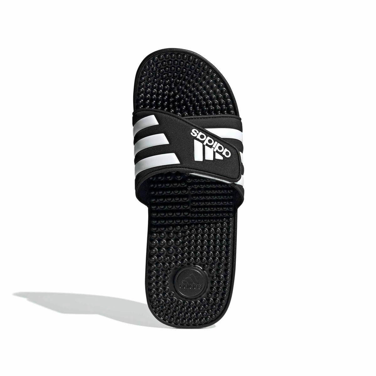 adidas Unisex-Adult Adissage, Black/White/Black, 8 🍁 All In One Marketplace Canada
