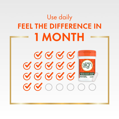 Align Probiotic Digestive Support Advanced Capsules for Woman and Men, Helps Relieve Symptoms of Irritable Bowel Syndrome (IBS) such as Bloating, Gas, and Abdominal Discomfort, 42 Capsules 🍁 All In One Marketplace Canada