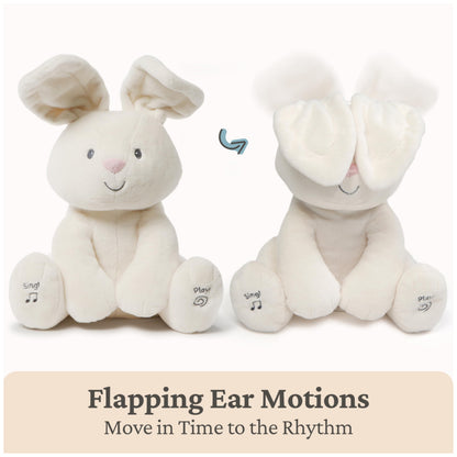 GUND Baby Flora Bunny 12-Inch Interactive Animated Musical Baby Toy 🍁 All In One Marketplace Canada