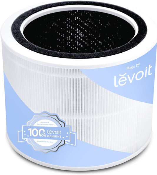 Levoit Core 200S-P Air Purifier Replacement Filter, Genuine 3-in-1 Filter with High-Efficiency Activated Carbon, Removes Smoke, Odors, Allergens, Core 200S-RF, 1 Pack 🍁 All In One Marketplace Canada
