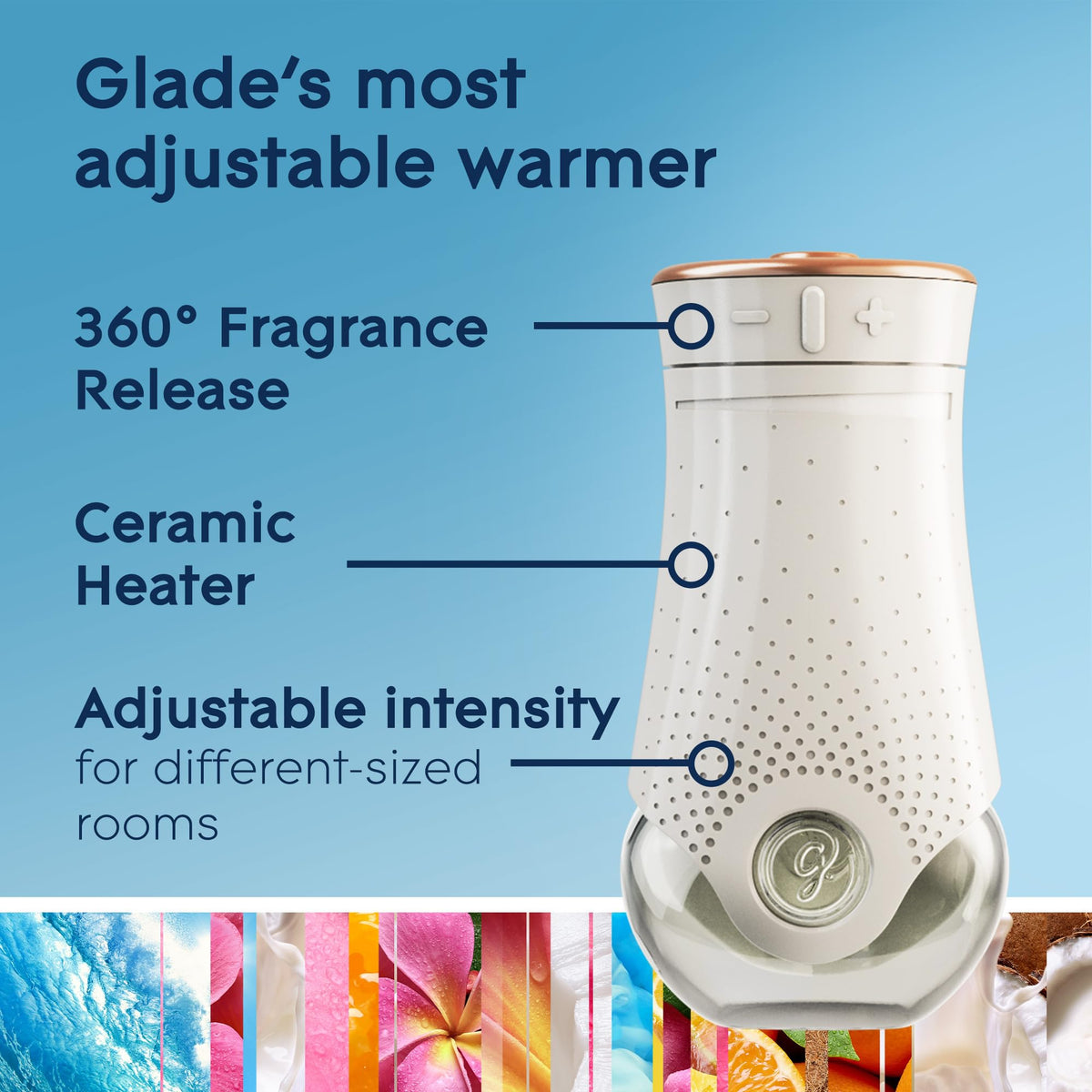 Glade PlugIns Air Freshener Refill Oil Kit, Long Lasting Scented Plug In with Essential Oils for Home, Bathroom & Kitchens, Cashmere Woods, 2 Warmers + 6 Refills 🍁 All In One Marketplace Canada
