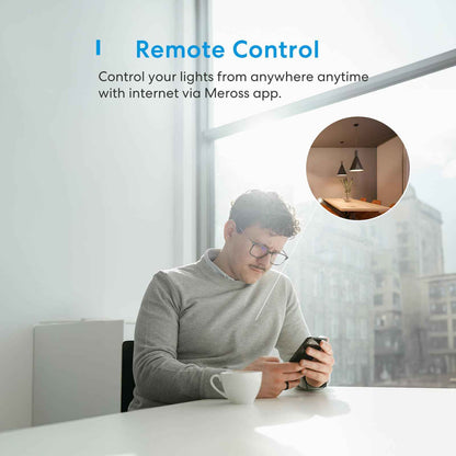 meross Smart Dimmer Switch, Single Pole Smart Switch for LED Light, Neutral Wire Required, Compatible with Apple HomeKit, Alexa, Hey Google and SmartThings, 2.4GHz Wi-Fi, No Hub Required, 2 Pack 🍁 All In One Marketplace Canada