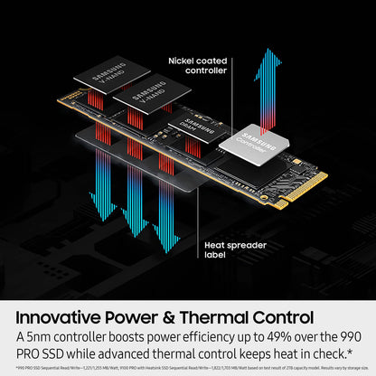 Samsung 9100 PRO Series - 1TB PCIe 5.0 x4, NVMe 2.0, M.2 Internal SSD, Up to 14,700MB/s, Fast Speed, Thermal Contorl, MZ-VAP1T0B/AM [Canada Version] 🍁 All In One Marketplace Canada