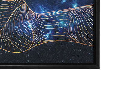 Canvas Print-Abstract Earth Composition-Gold varnish-Wall art