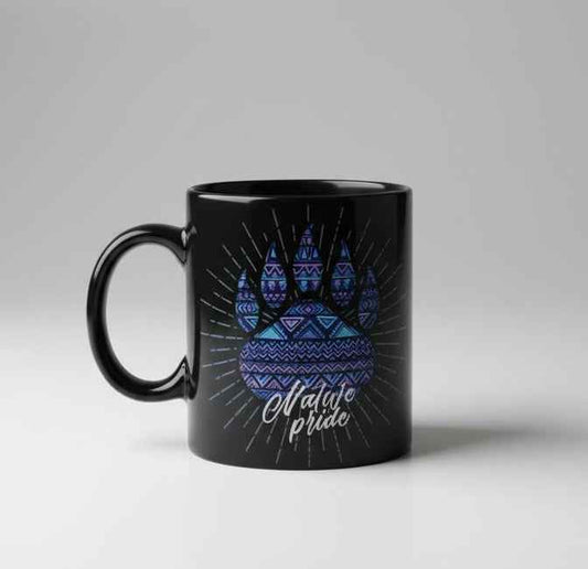 OLDTRIBES™ Southwestern Style Black Ceramic mug
