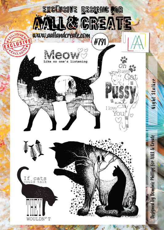 AALL and Create Stamp Set - 791 - Night Stalker