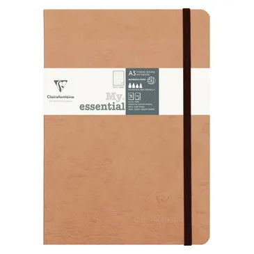 Clairefontaine - Age-Bag - "My Essential" Dot Bound Notebook - A5 / 5¾x8¼"