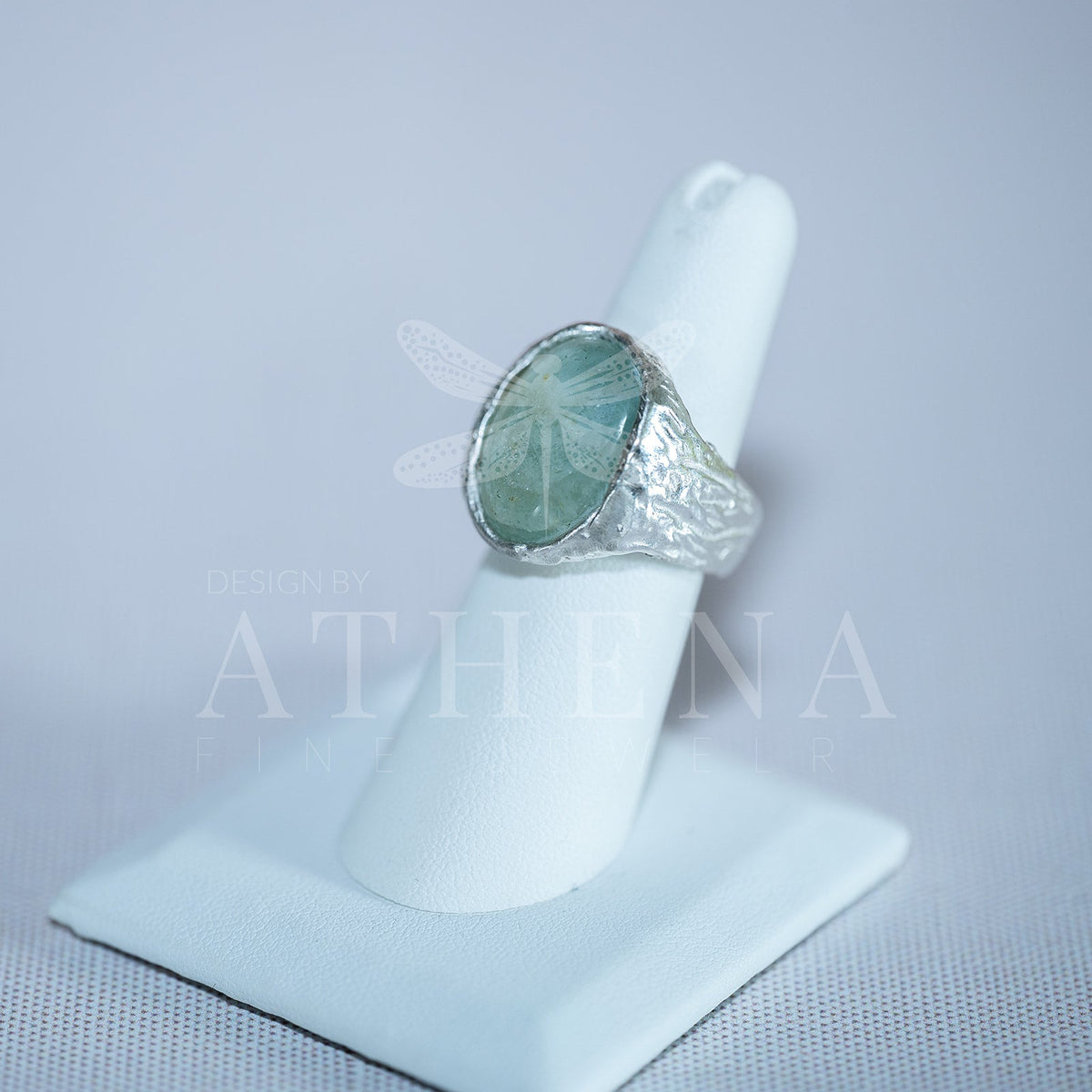 Seraphina’s Sea Ring | Ready-to-Ship Aquamarine Birthstone Ring | Sterling Silver