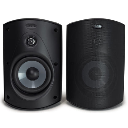 Polk Audio Atrium 6 Outdoor All-Weather Speakers with Bass Reflex Enclosure (Pair, Black), Broad Sound Coverage, Speed-Lock Mounting System 🍁 All In One Marketplace Canada
