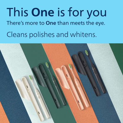 Philips One by Sonicare Rechargeable Toothbrush, 1 Brush Head, Black 🍁 All In One Marketplace Canada