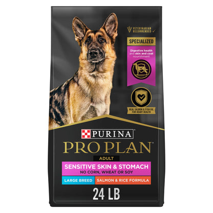 Purina Pro Plan Sensitive Skin & Stomach Large Breed Dry Dog Food, Salmon - 10.9 kg Bag 🍁 All In One Marketplace Canada