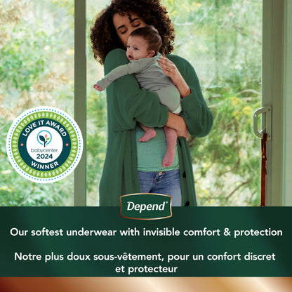 Depend Silhouette Adult Incontinence Underwear for Women, Maximum Absorbency, Small, Pink, 26 Count 🍁 All In One Marketplace Canada