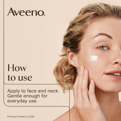 Aveeno Positively Radiant Daily Moisturizer SPF 15 - Face Lotion with Soy Formula for Dry Skin, Hypoallergenic & Oil-Free Lotion, Evens Tone & Texture, Non-Comedogenic Moisturizer for Face 120 mL 🍁 All In One Marketplace Canada