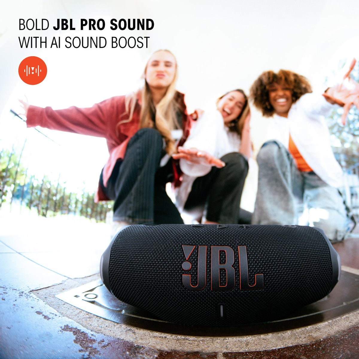 JBL Charge 6 - Portable Waterproof & Drop-Proof Bluetooth Speaker, Bold Pro Sound with AI Sound Boost, 28Hrs of Playtime, Built-in powerbank & Comes with a Sturdy/Removable Carrying Strap (Orange) 🍁 All In One Marketplace Canada