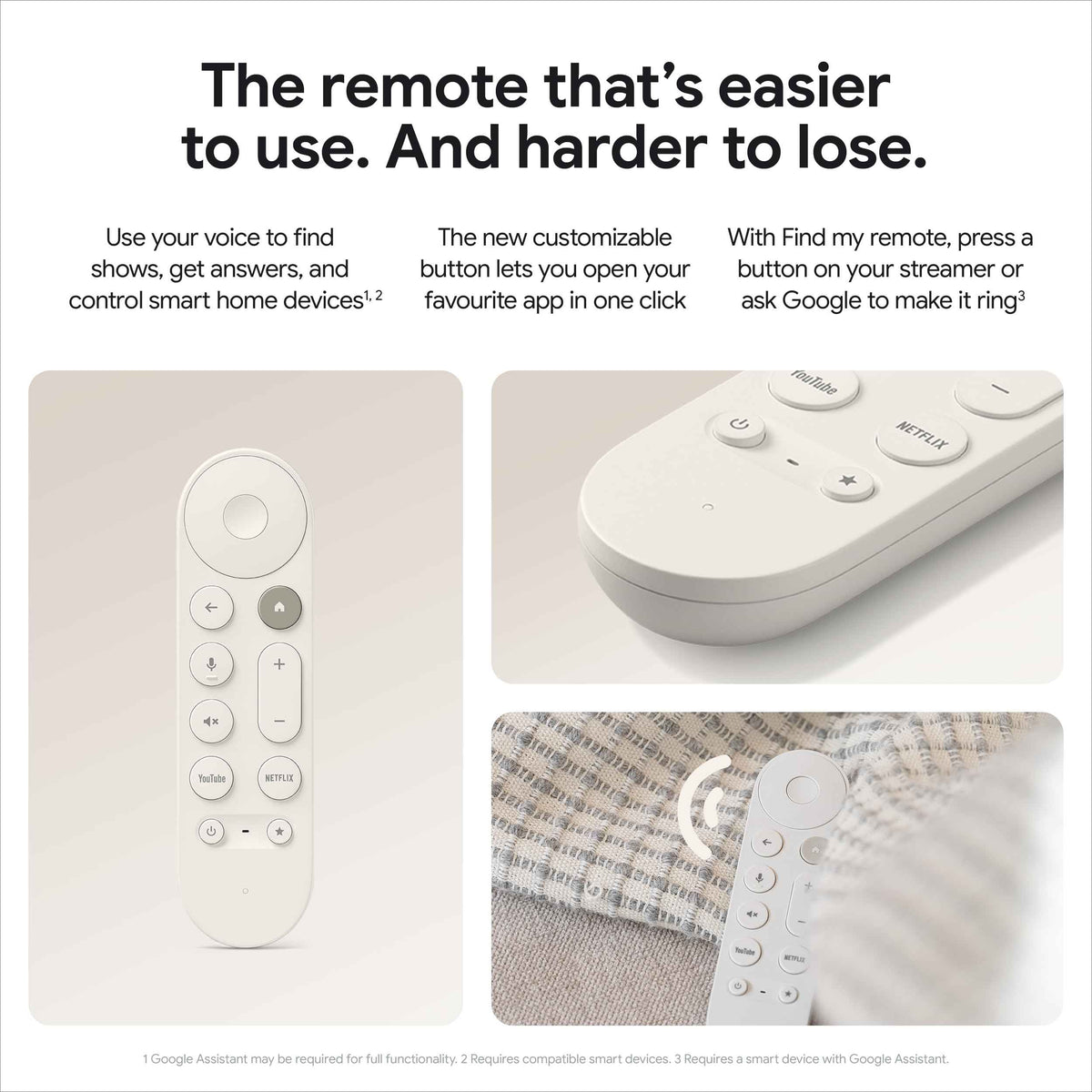 Google TV Streamer (4K) - Fast Streaming Entertainment With Voice Search Remote - Watch Movies, Shows, Live TV, and Netflix in 4K HDR - Smart Home Control - 32 GB Storage - Porcelain 🍁 All In One Marketplace Canada