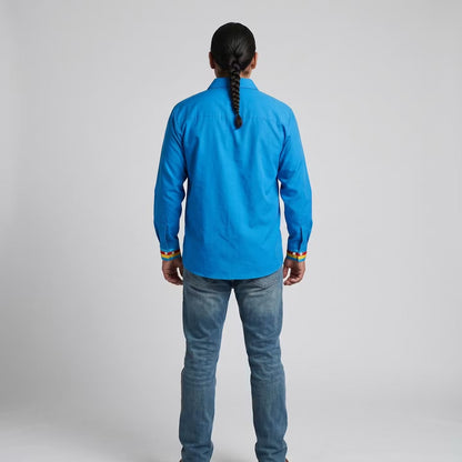 Embroidered Ribbon Shirt (Bear Paw)