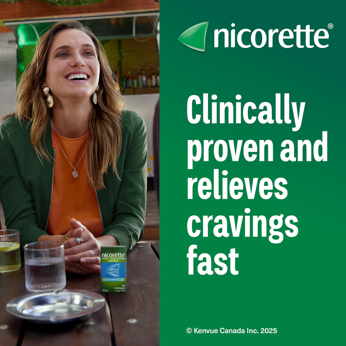 Nicorette 4mg Mint Nicotine Lozenges – Quit Smoking Aid, 160 Count 🍁 All In One Marketplace Canada