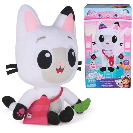 Gabby's Dollhouse: The Movie, Meow-Mazing Interactive Pandy Paws Plush Toy with 3 Accessories & Removable Bag, Kids Toys for Girls & Boys Ages 3 and Up 🍁 All In One Marketplace Canada