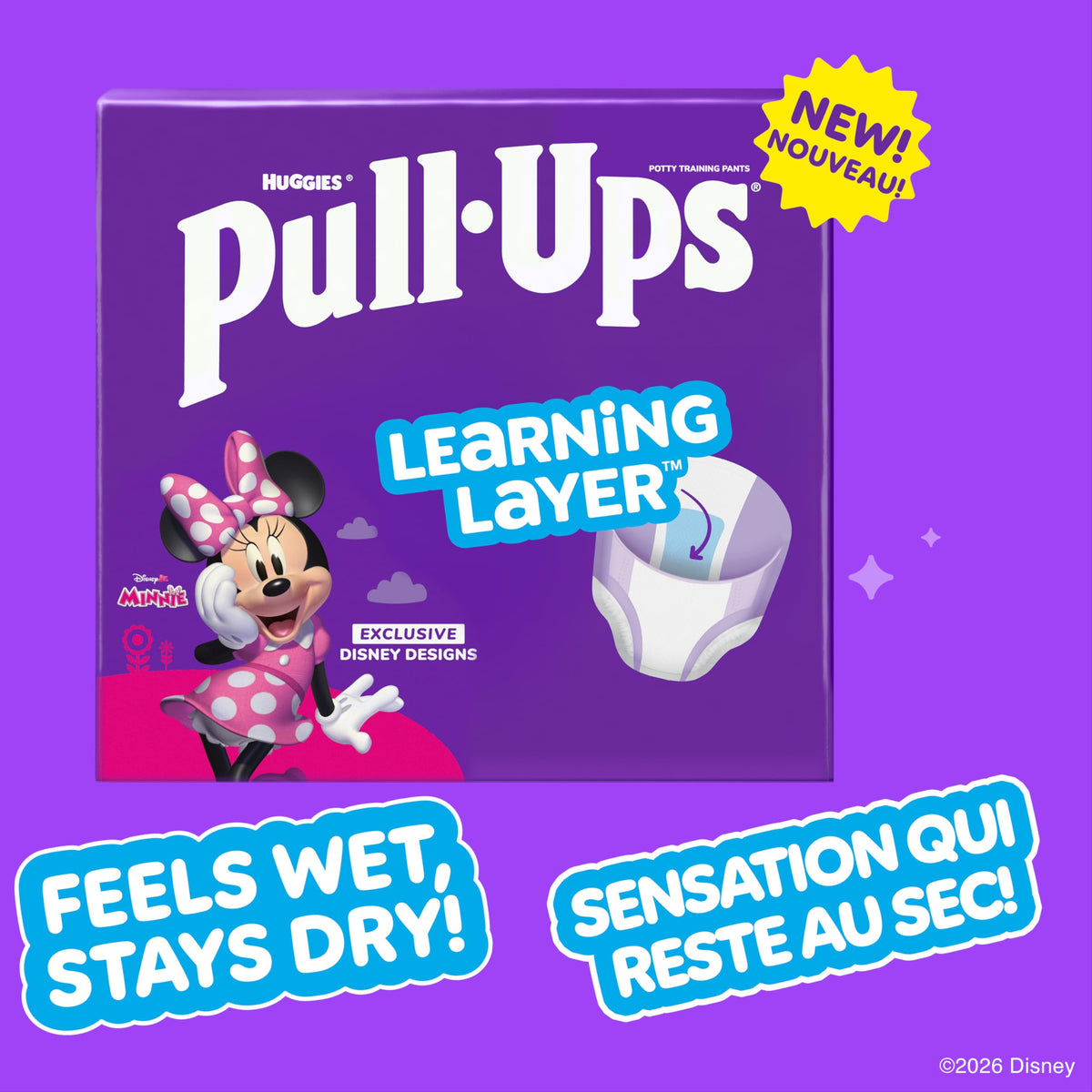 Pull-Ups Girls' Potty Training Pants, Easy Open, 4T-5T, 56ct, Giga Pack 🍁 All In One Marketplace Canada