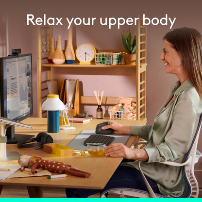 Logitech Lift Vertical Ergonomic Mouse, Wireless, Bluetooth or Logi Bolt USB Receiver, Quiet clicks, 6 Buttons, Compatible with Windows/macOS/iPadOS, Laptop, PC - Graphite 🍁 All In One Marketplace Canada