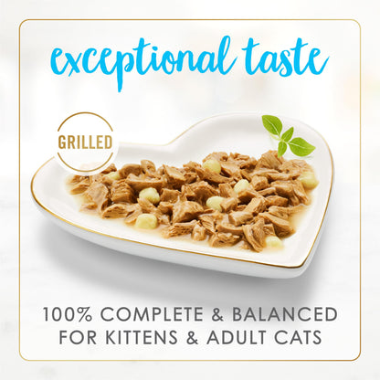 Fancy Feast Delights with Cheddar Wet Cat Food, Grilled Tuna & Cheddar Cheese Feast - 85 g Can (24 Pack) 🍁 All In One Marketplace Canada