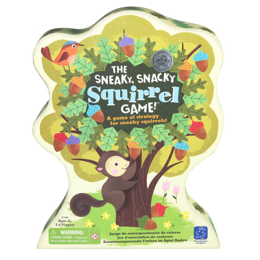 Educational Insights The Sneaky, Snacky Squirrel Game - Cute Preschool Board Games for Kids, Toddler Fine Motor Skills, Color Matching Kids Games and Fun Gifts for Girls & Boys Ages 3+ 🍁 All In One Marketplace Canada