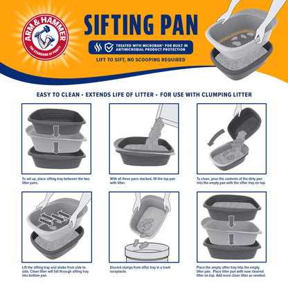 Arm & Hammer 42036 Large Sifting Litter Pan 🍁 All In One Marketplace Canada