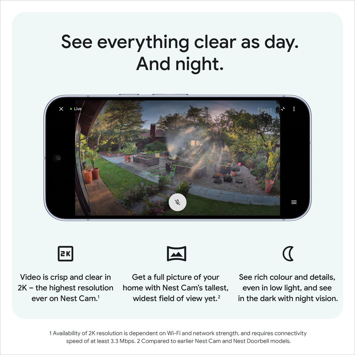 Google Nest Cam Outdoor (Wired, 2nd gen) - 2K Video and Gemini - 2-Pack 🍁 All In One Marketplace Canada