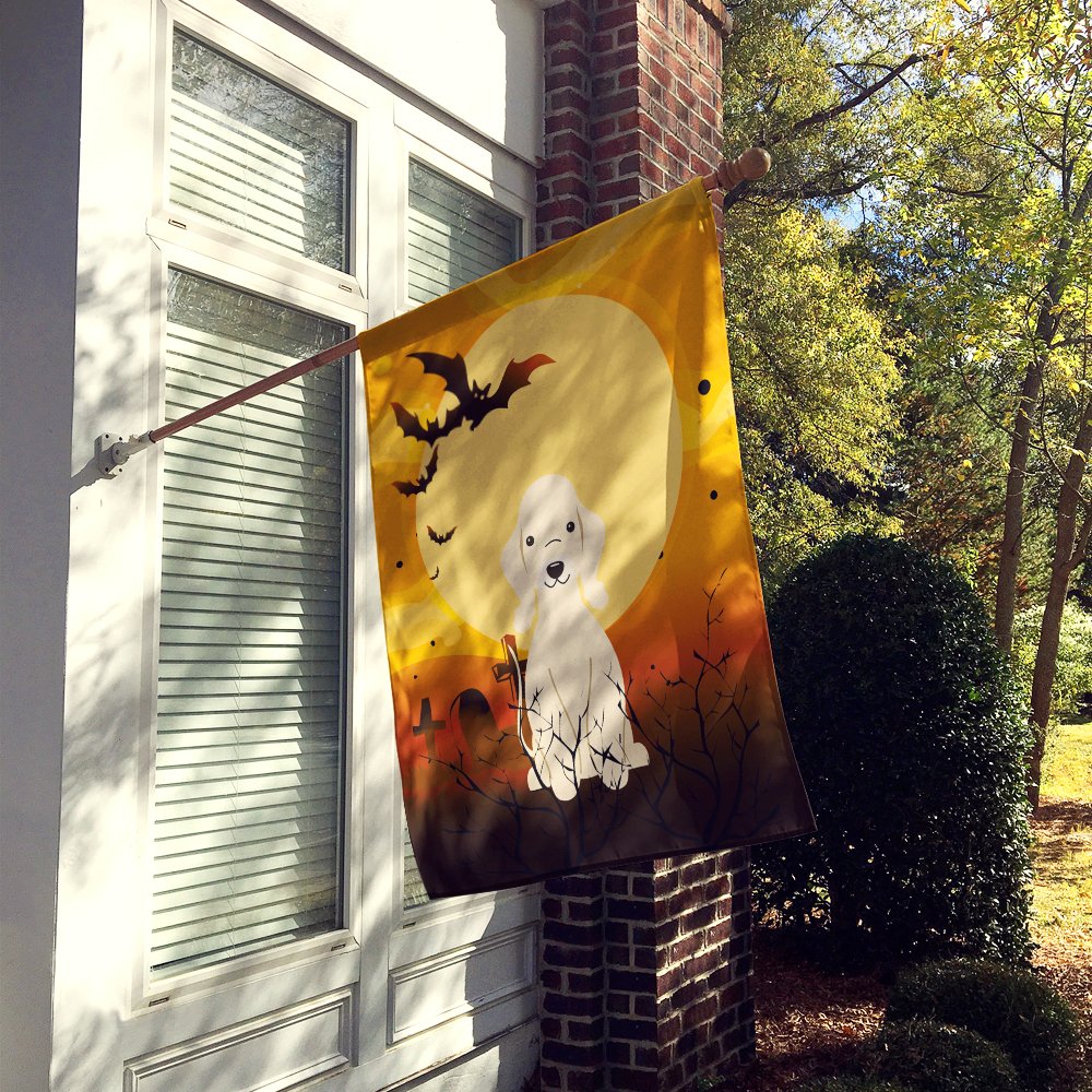 Caroline's Treasures BB4357CHF Halloween Bedlington Terrier Sandy Flag Canvas House Size, Large, Multicolor
