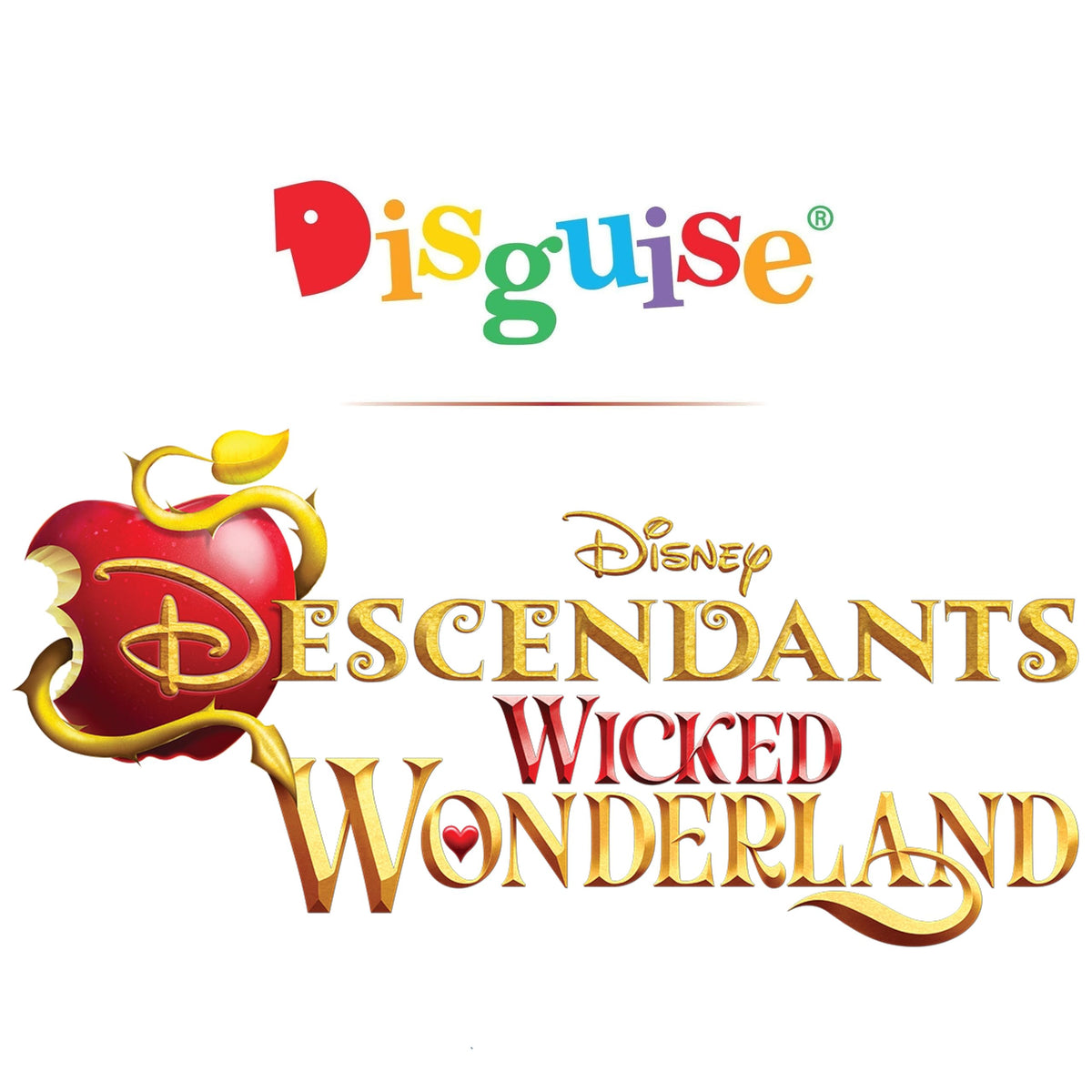 Disney Descendants Red Wig, Official Wicked Wonderland Halloween Costume Accessory for Kids