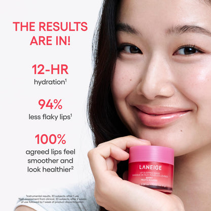 LANEIGE Lip Sleeping Mask Berry: Nourish, Hydrate, Vitamin C, Murumuru & Shea Butter, Antioxidants, Flaky, Dry Lips 🍁 All In One Marketplace Canada