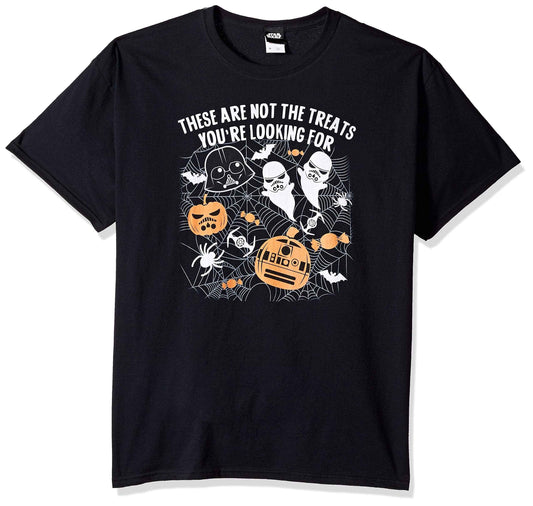 STAR WARS Licensed Halloween Not The Treats Men's Tee, Black, 3X-Large