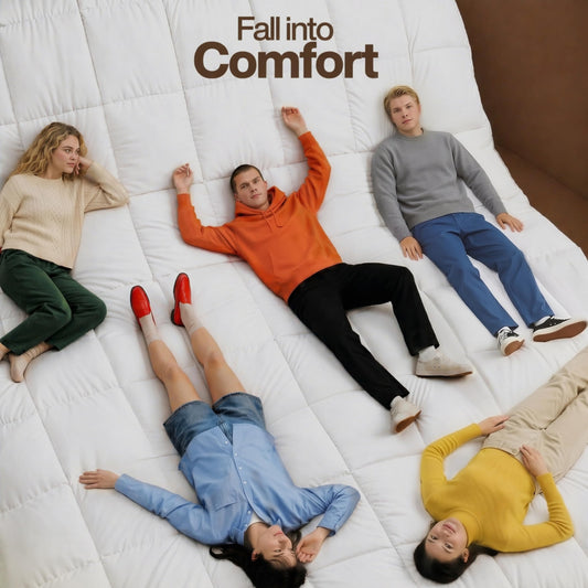 Utopia Bedding King Comforter Duvet Insert, Quilted White Comforter with Corner Tabs, Box Stitched Down Alternative Comforters King Size 90 x 102 inches 🍁 All In One Marketplace Canada