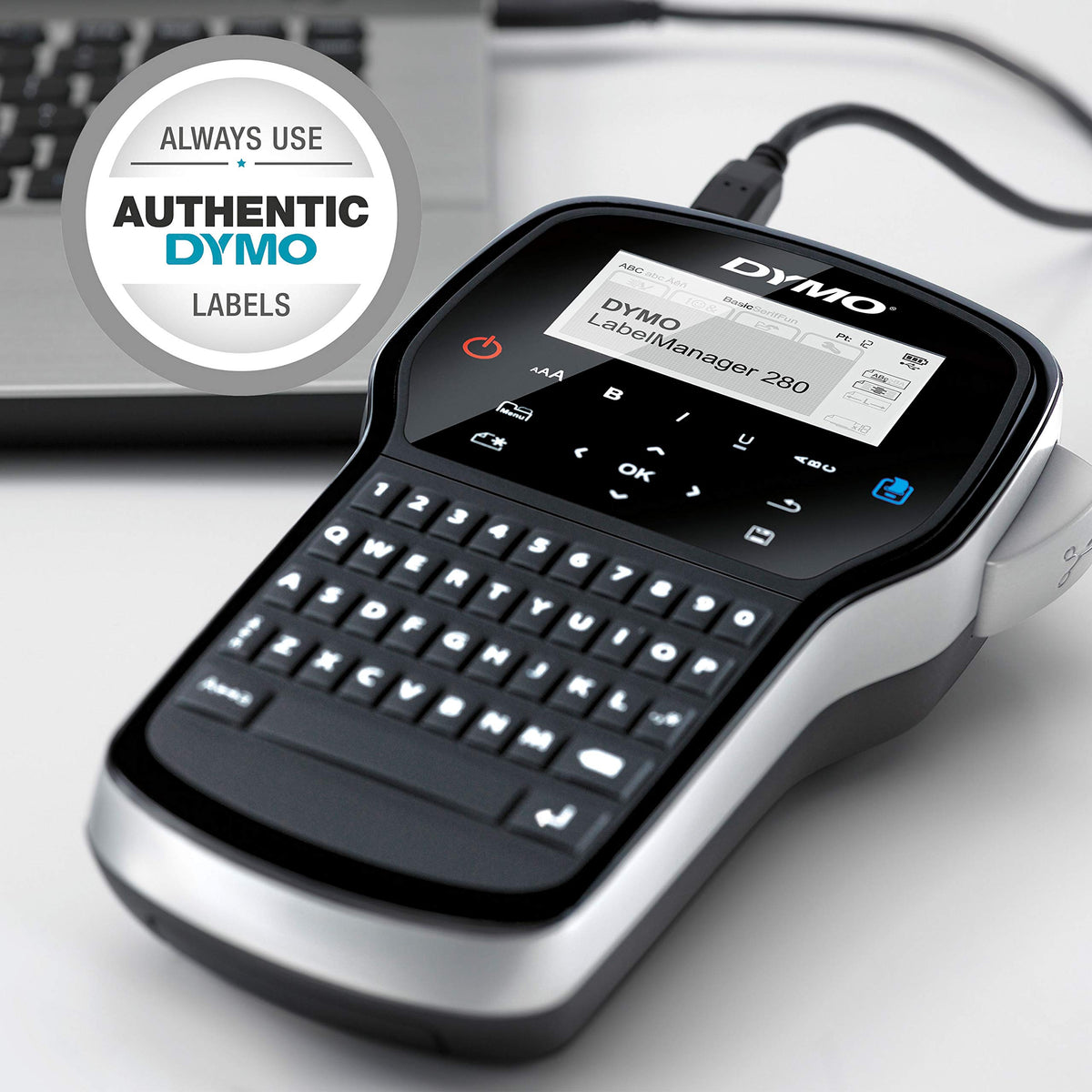 DYMO LabelManager 280 Rechargeable Portable Label Maker, Label Printer for Home & Office Organization - Easy-to-Use, One-Touch Smart Keys, QWERTY Keyboard, PC and Mac Connectivity 🍁 All In One Marketplace Canada
