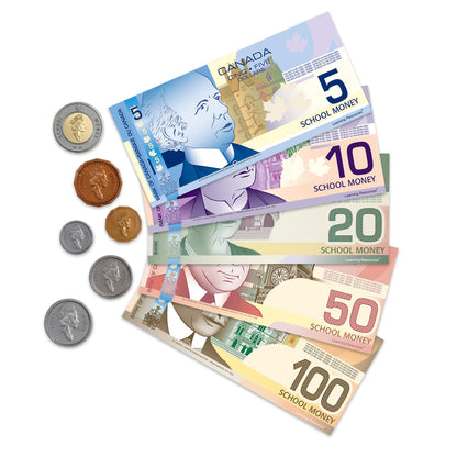 Learning Resources Canadian Currency-X-Change, Pretend Play Money for Kids, Develops Sorting and Money Skills, 211 Pieces, Ages 5+ 🍁 All In One Marketplace Canada