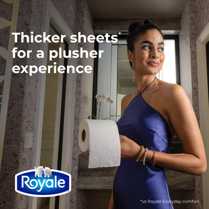 Royale Velour Toilet Paper, 12 Equal 48 Rolls, 284 Bathroom Tissues per roll 🍁 All In One Marketplace Canada