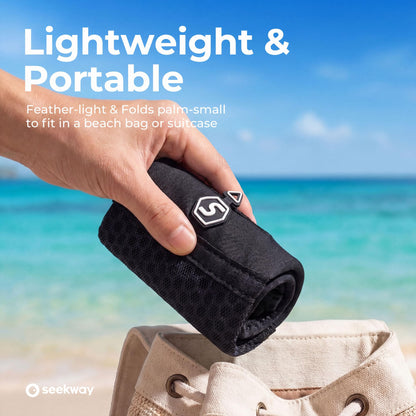 SEEKWAY Water Shoes Women Men Quick-Dry Beach Aqua Socks Barefoot Non Slip Swim Pool Outdoor Surf River Lake Yoga SK001 Black Size 11.5-12.5 W/10.5-11.5 M 🍁 All In One Marketplace Canada