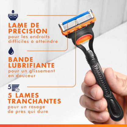 Gillette Fusion 5 Blades Refill, Razor Blades Men, 10 Fusion5 + 2 ProGlide Razors refills, 5-Blade Cartridges, 12 Total Refills 🍁 All In One Marketplace Canada