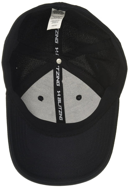 Under Armour Men's Blitzing 3.0 Cap , Black (001)/White , Small/Medium 🍁 All In One Marketplace Canada