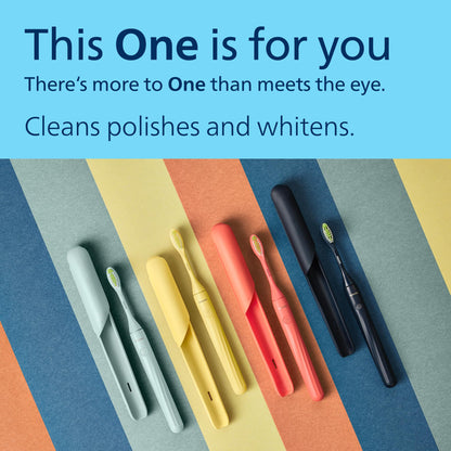 PHILIPS One By Sonicare Battery Toothbrush, Mango, Hy1100/02, 1 Count 🍁 All In One Marketplace Canada
