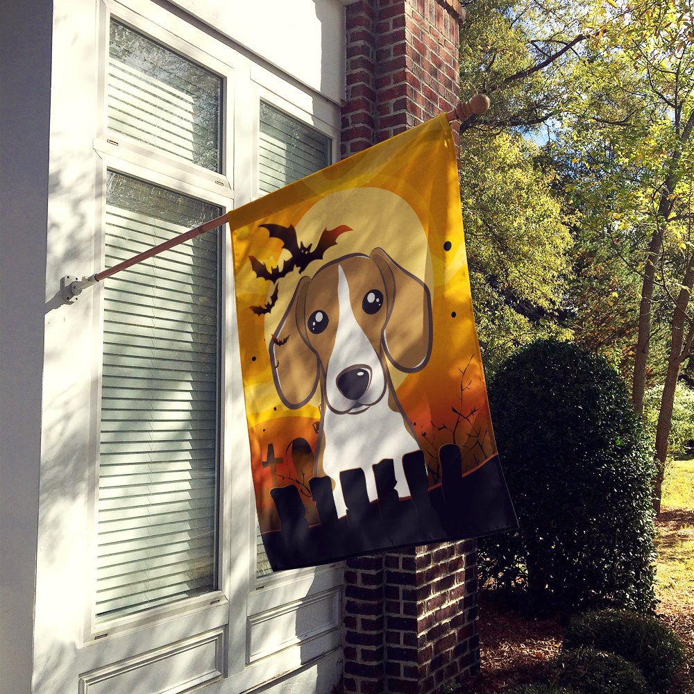 Caroline's Treasures BB1797CHF Halloween Beagle Canvas House Size Flag, Multicolor, Large