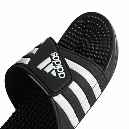 adidas Unisex-Adult Adissage, Core Black/White/Core Black, 10 🍁 All In One Marketplace Canada