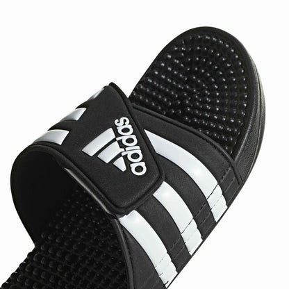 adidas Unisex-Adult Adissage, Core Black/White/Core Black, 12 🍁 All In One Marketplace Canada